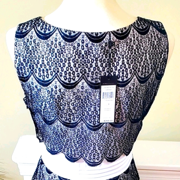 BCBGMAXAZRIA 'New' Black&White "Lorena" Dress - Picture 7 of 10